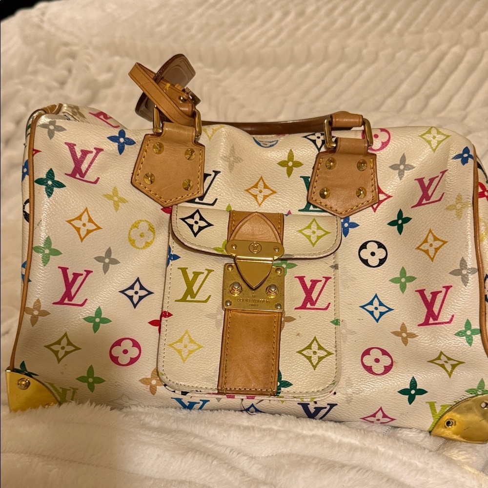 Louis Vuitton Colorful Monogram Satchel